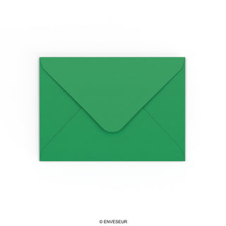 Enveloppe verte profonde 125x175 mm