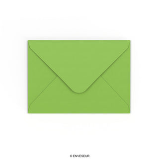 Enveloppe verte vive 125x175 mm