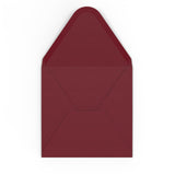 Enveloppes couleur bordeaux