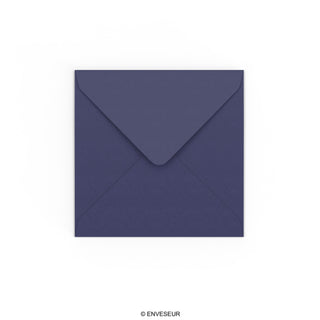 Enveloppe bleue foncée 130x130 mm