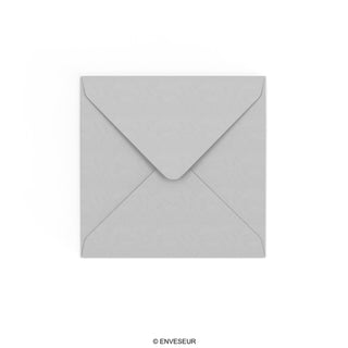 Enveloppe grise pâle 130x130 mm