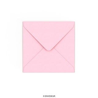 Enveloppe rose pâle 130x130 mm