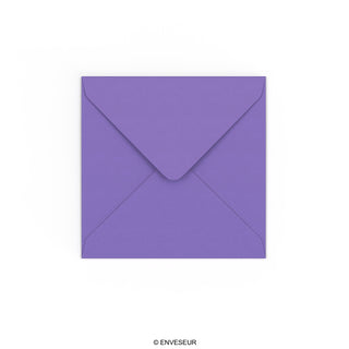Enveloppe violette 130x130 mm