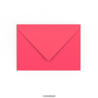 Enveloppe rose éclatante 133x184 mm