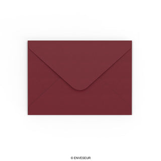 Enveloppes couleur bordeaux