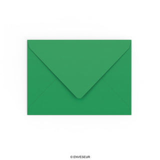 Enveloppe verte profonde 133x184 mm