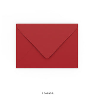 Enveloppe rouge foncée 133x184 mm