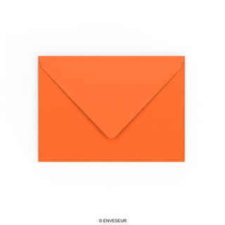 Enveloppe orange 133x184 mm