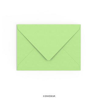 Enveloppe verte pâle 133x184 mm