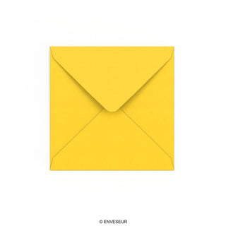Enveloppe jaune 140x140 mm