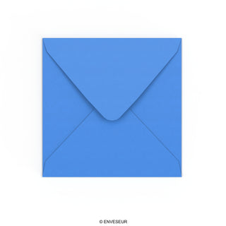 Enveloppe bleue éclatante 155x155 mm