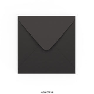 Enveloppe noire 155x155 mm