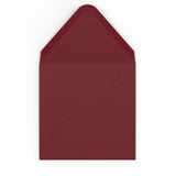 Enveloppes couleur bordeaux