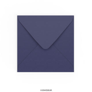 Enveloppe bleue foncée 155x155 mm