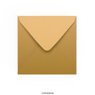 Enveloppe dorée 155x155 mm