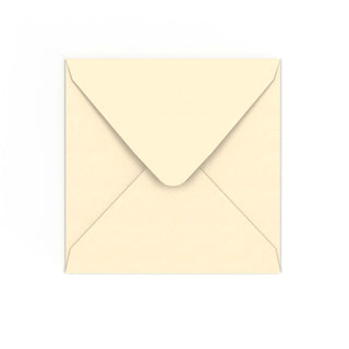 Enveloppe couleur magnolia 155x155 mm