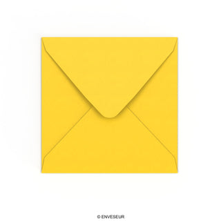 Enveloppe jaune 155x155 mm