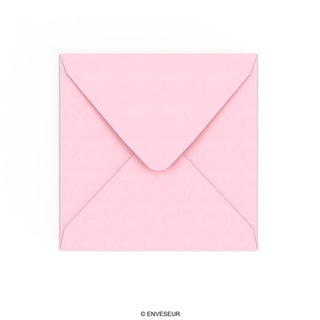 Enveloppe rose pâle 155x155 mm