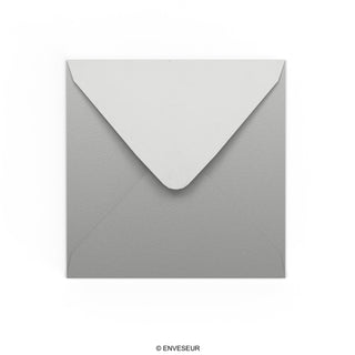 Enveloppe argentée 155x155 mm
