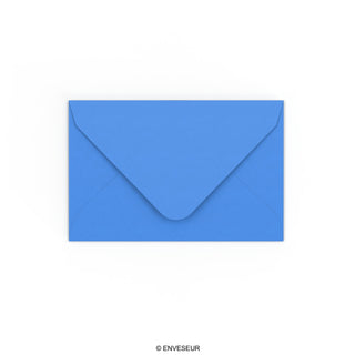 Enveloppe bleue éclatante 65x94mm