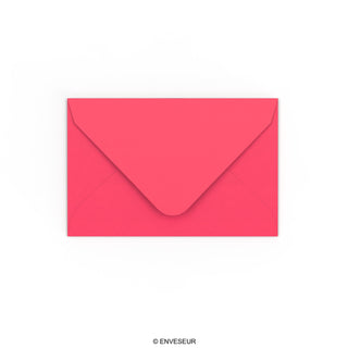 Enveloppe rose éclatante 65x94 mm