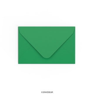Enveloppe verte profonde 65x94 mm