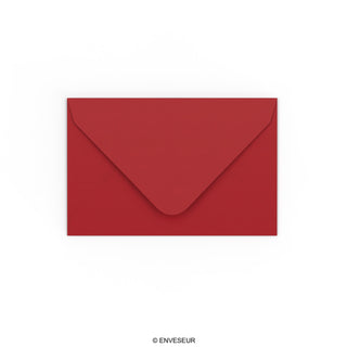 Enveloppe rouge foncée 65x94 mm