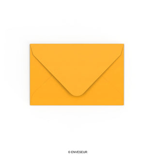 Enveloppe jaune profonde 65x94 mm