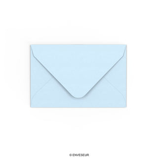 Enveloppe bleue pâle 65x94 mm