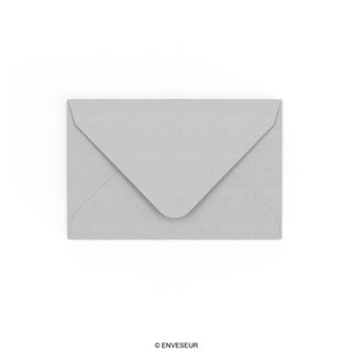 Enveloppe grise pâle 65x94 mm