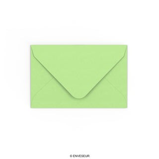 Enveloppe verte pâle 65x94 mm