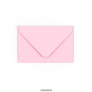 Enveloppe rose pâle 65x94 mm