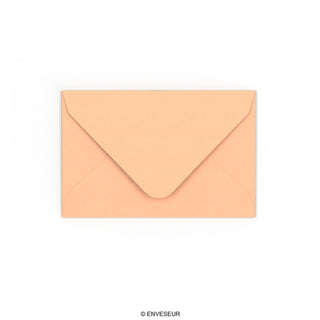 Enveloppe saumon rose 65x94 mm