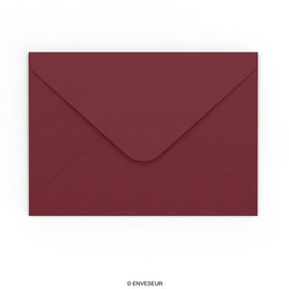 Enveloppes en papier bordeaux