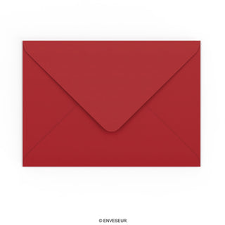 Enveloppe rouge foncée 162x229 mm (C5)
