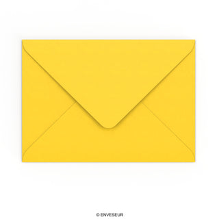 Enveloppe jaune 162x229 mm (C5)