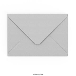 Enveloppe grise pâle 162x229 mm (C5)
