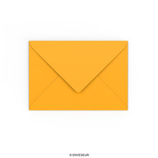 Enveloppe jaune profonde 114x162 mm (C6)