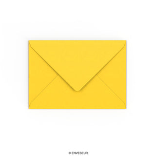Enveloppe jaune 114x162 mm (C6)