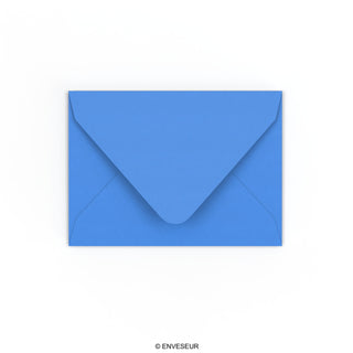 Enveloppe bleue éclatante 82x113 mm (C7)