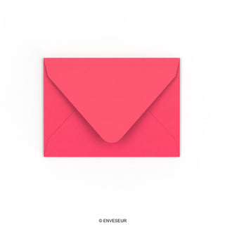 Enveloppe rose éclatante 82x113 mm (C7)