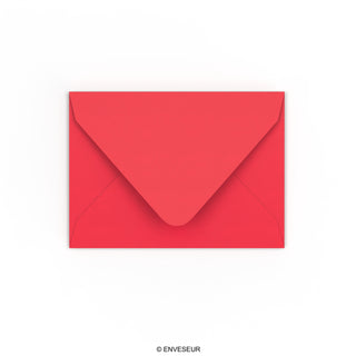 Enveloppe rouge éclatante 82x113 mm (C7)