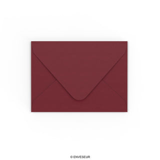 Enveloppes couleur bordeaux