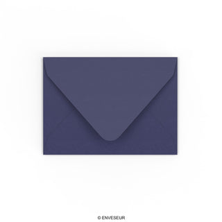 Enveloppe bleue foncée 82x113 mm (C7)