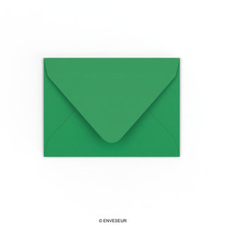 Enveloppe verte profonde 82x113 mm (C7)