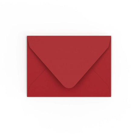 Enveloppe rouge foncée 82x113 mm (C7)