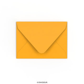 Enveloppe jaune profonde 82x113 mm (C7)