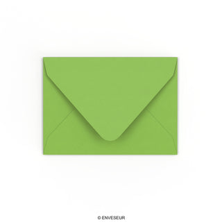 Enveloppe verte vive 82x113 mm (C7)