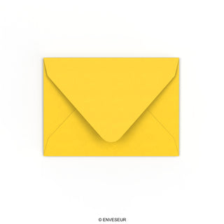 Enveloppe jaune 82x113 mm (C7)
