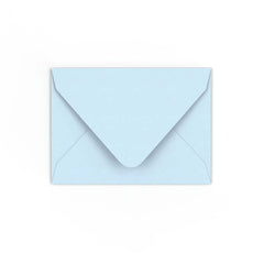 Enveloppe bleue pâle 82x113 mm (C7)